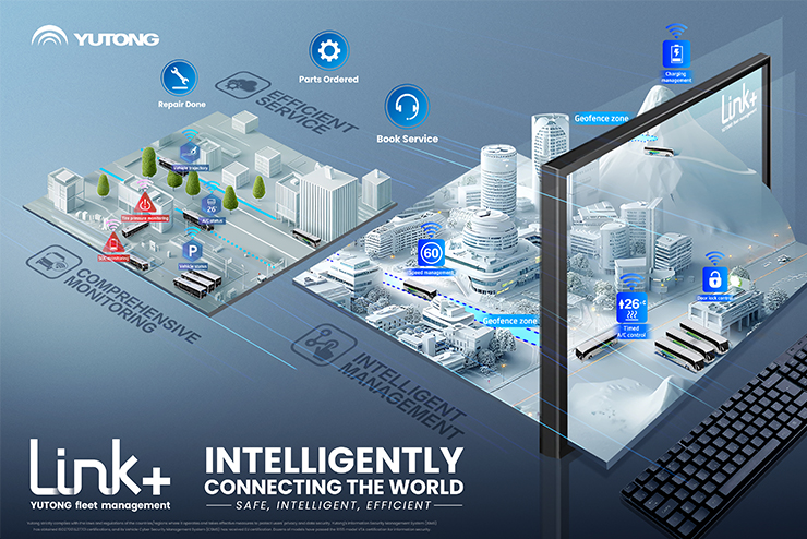 منصة +Link من Yutong Bus تُعزز الأساطيل بإدارة ذكية وكفاءة تشغيلية أعلى